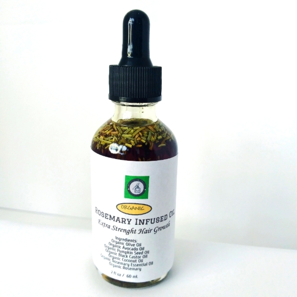 Rosemary Extra Strength Hair Growth Oil, Organic Rosemary For All Hair T…